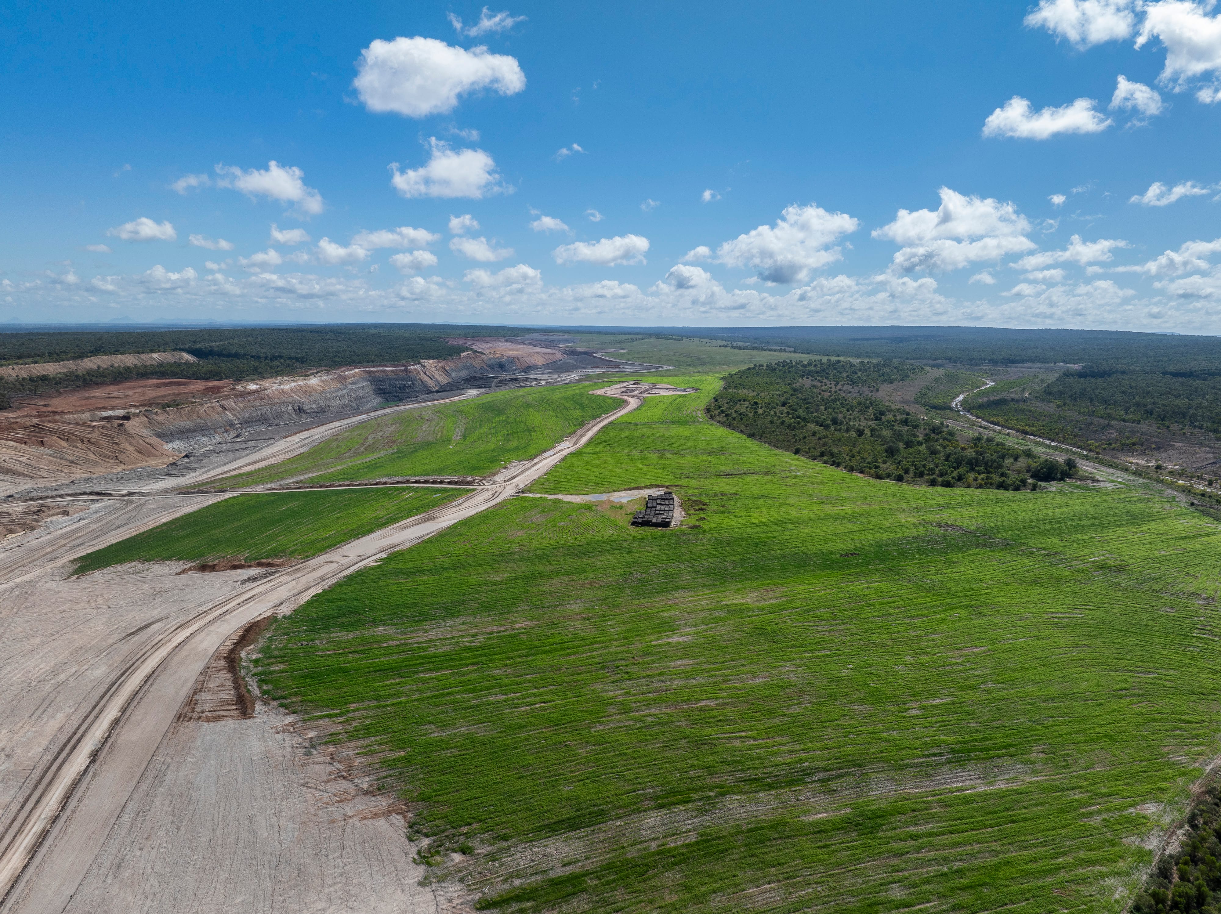 Drone Photography Brisbane 8 Drone Photography of Rehabilitated Mining site in Emerald